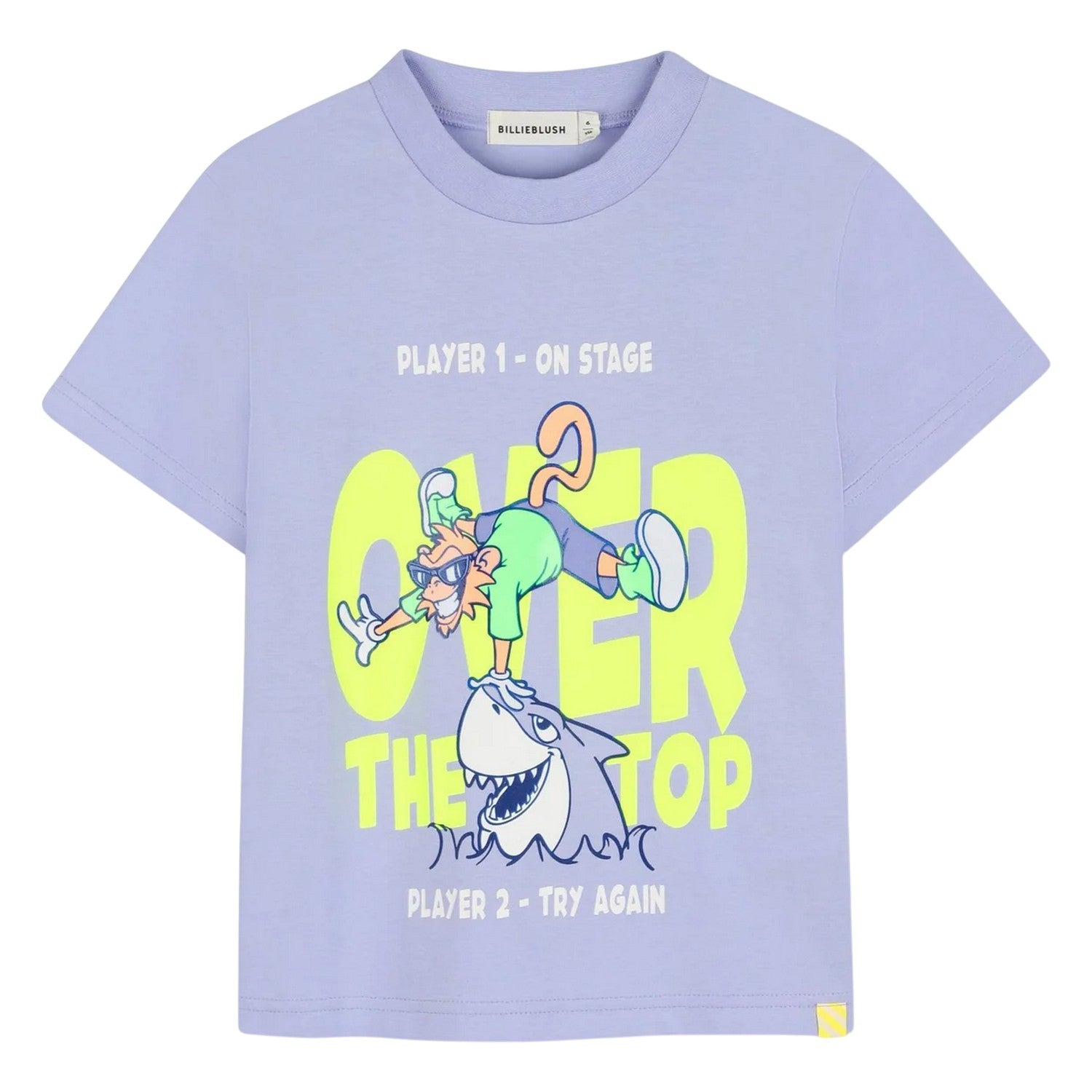 Blue - Front - Billieblush Childrens-Kids Regular Short-Sleeved T-Shirt