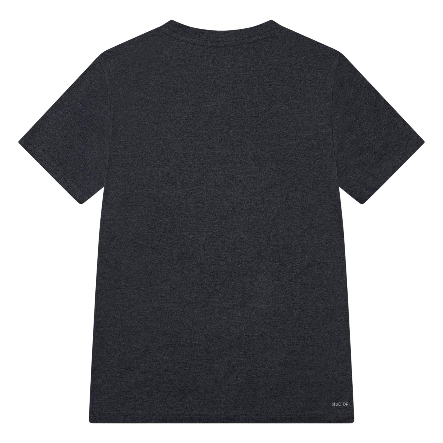 Black Heather - Back - Hurley Childrens-Kids Logo Regular T-Shirt