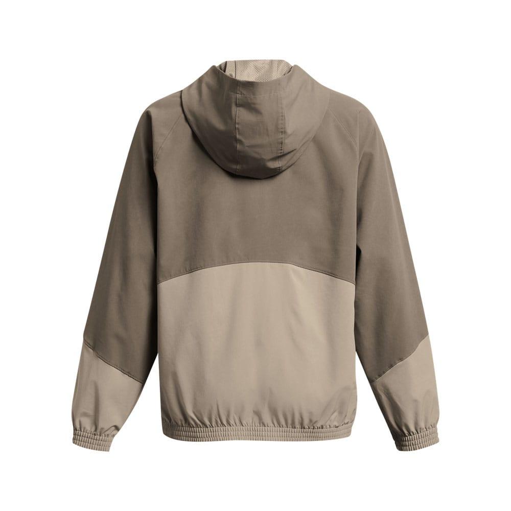 Brown - Back - Under Armour Womens-Ladies Cargo Oversized Jacket
