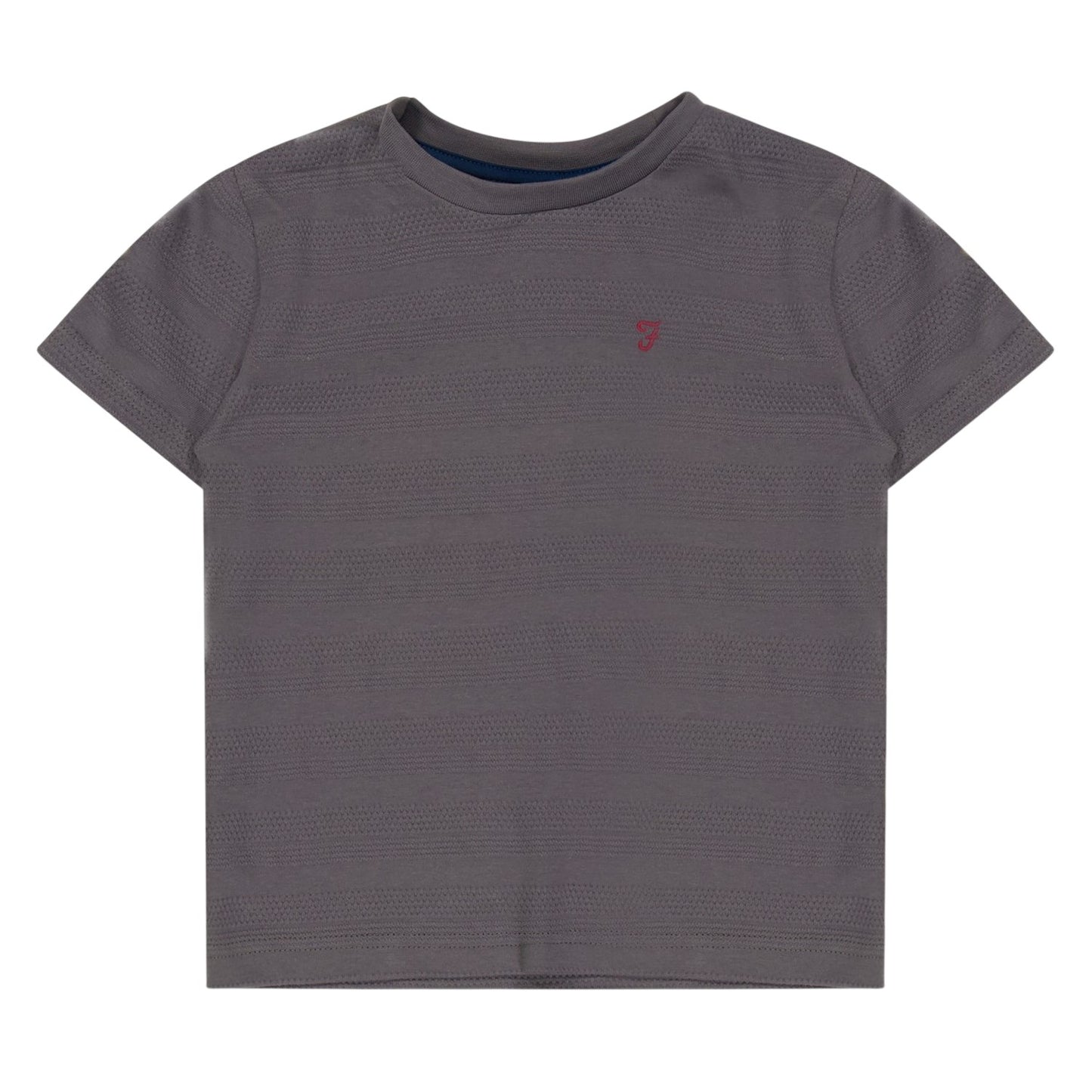 Grey - Front - Farah Unisex Adult Silverstone Jersey Crew Neck T-Shirt