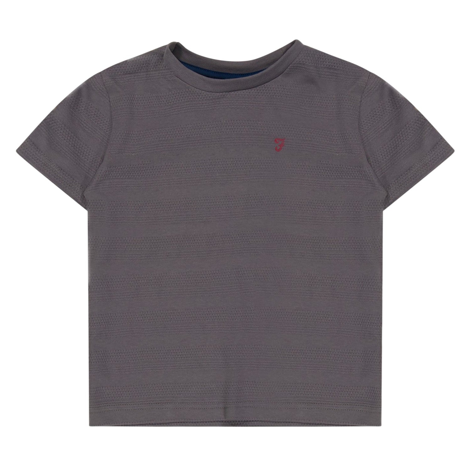 Grey - Front - Farah Unisex Adult Silverstone Jersey Crew Neck T-Shirt