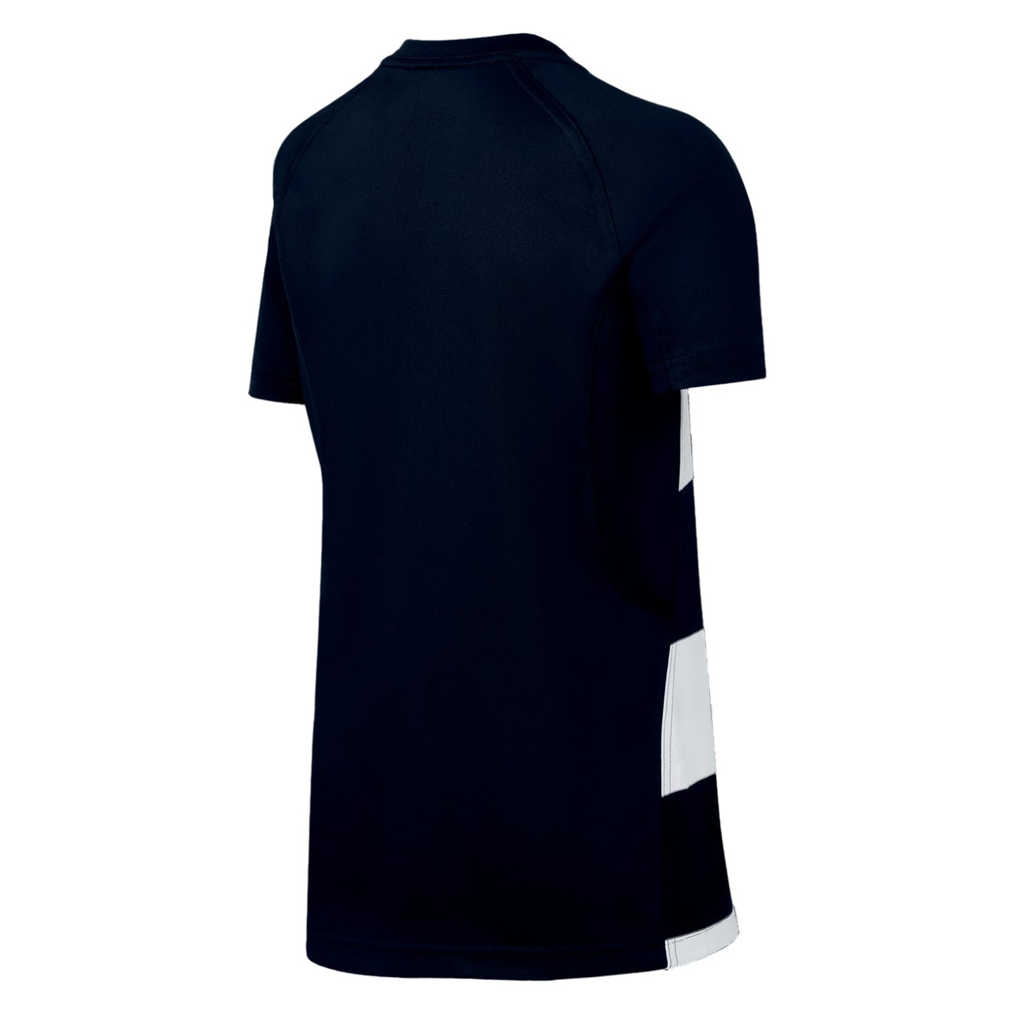 Obsidian Blue-White - Back - Nike Childrens-Kids Crew Neck Rugby Jersey