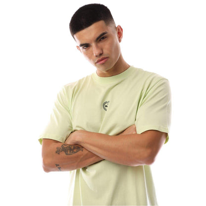 Lime - Side - Marshall Artist Mens Logo Jersey Regular T-Shirt