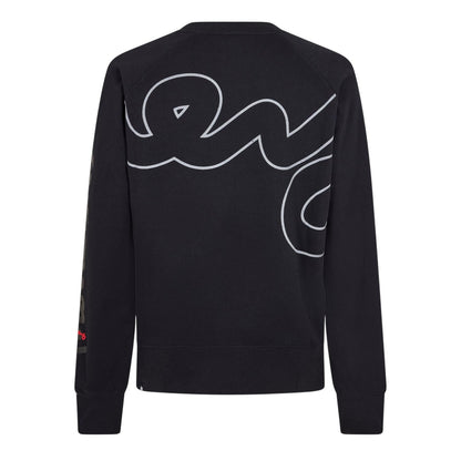 Black - Back - Money Unisex Adult Cotton Crew Neck Sweatshirt