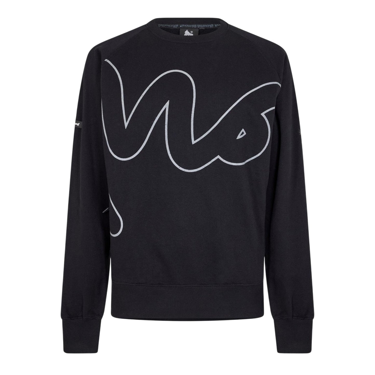 Black - Front - Money Unisex Adult Cotton Crew Neck Sweatshirt