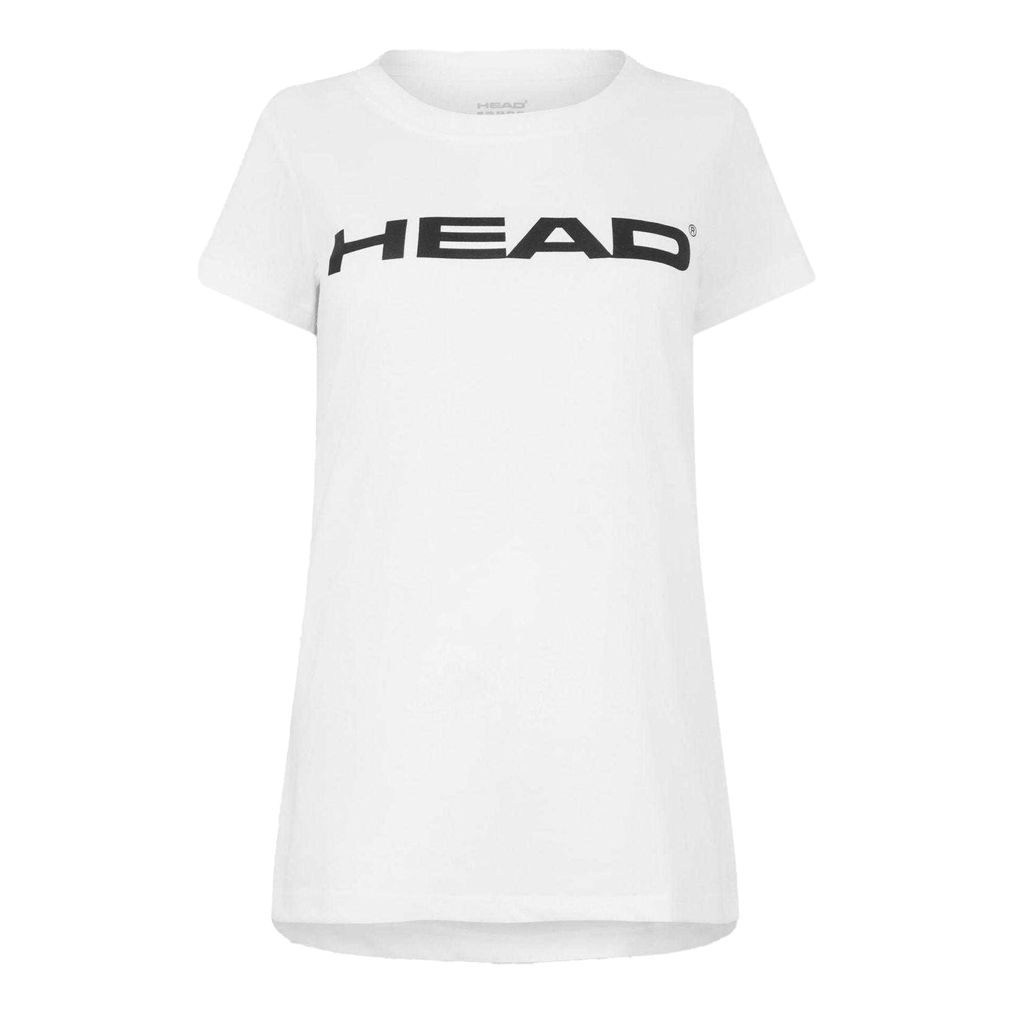 White - Front - Head Womens-Ladies Branded T-Shirt