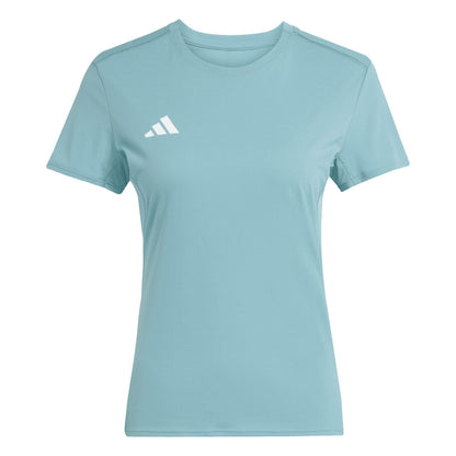 Teal - Front - Adidas Womens-Ladies Adizero Essentials Running T-Shirt