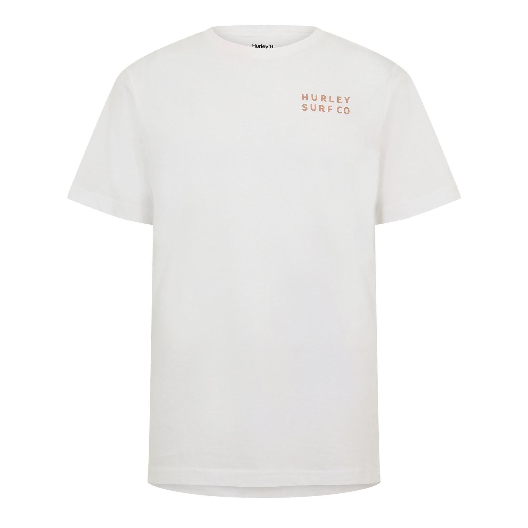 White - Front - Hurley Mens Sunrise T-Shirt