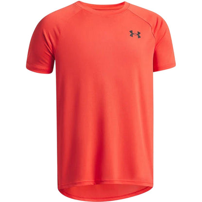 Tangerine - Front - Under Armour Mens Velociti Reflective T-Shirt