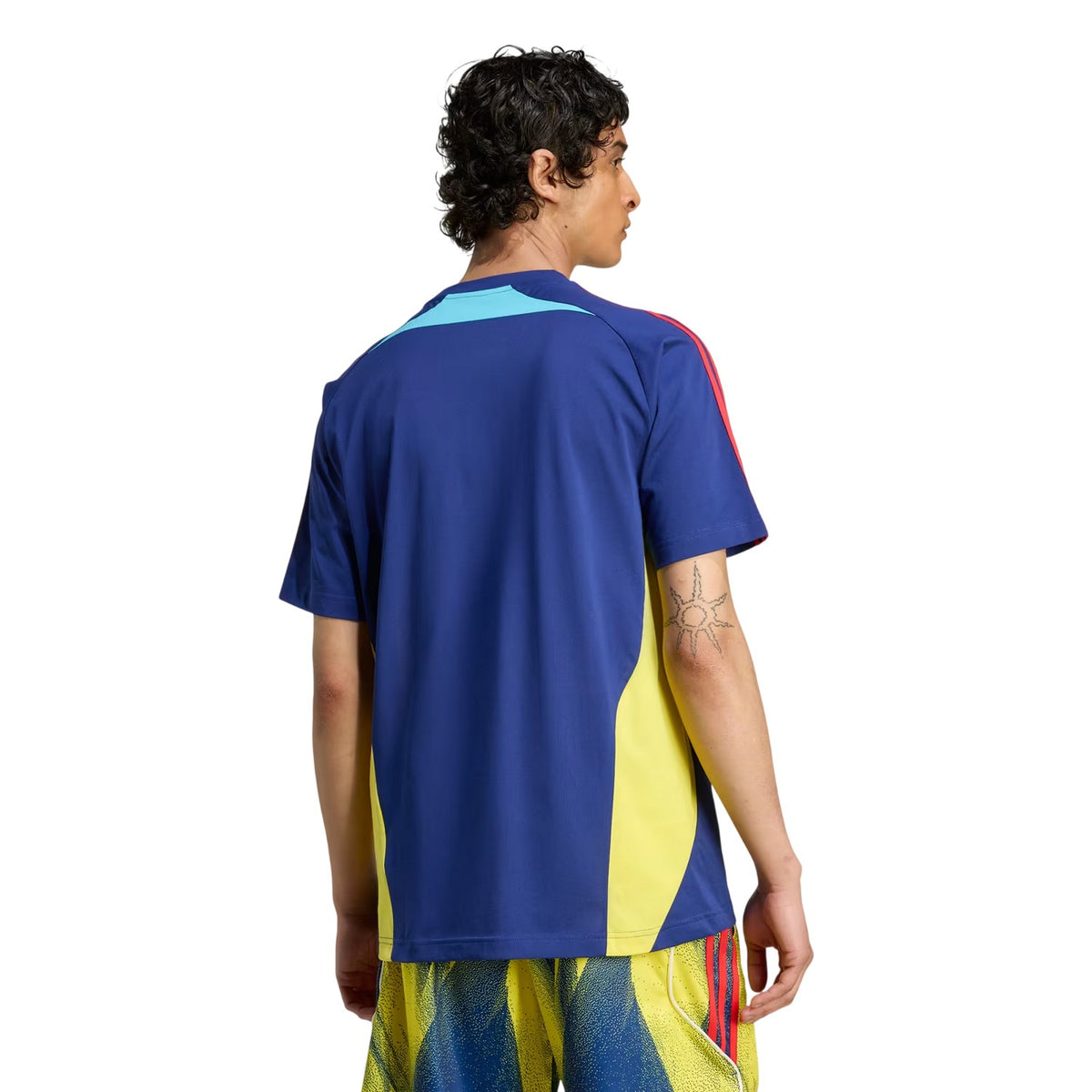 Blue-Yellow - Back - Adidas Unisex Adult Arsenal FC T-Shirt