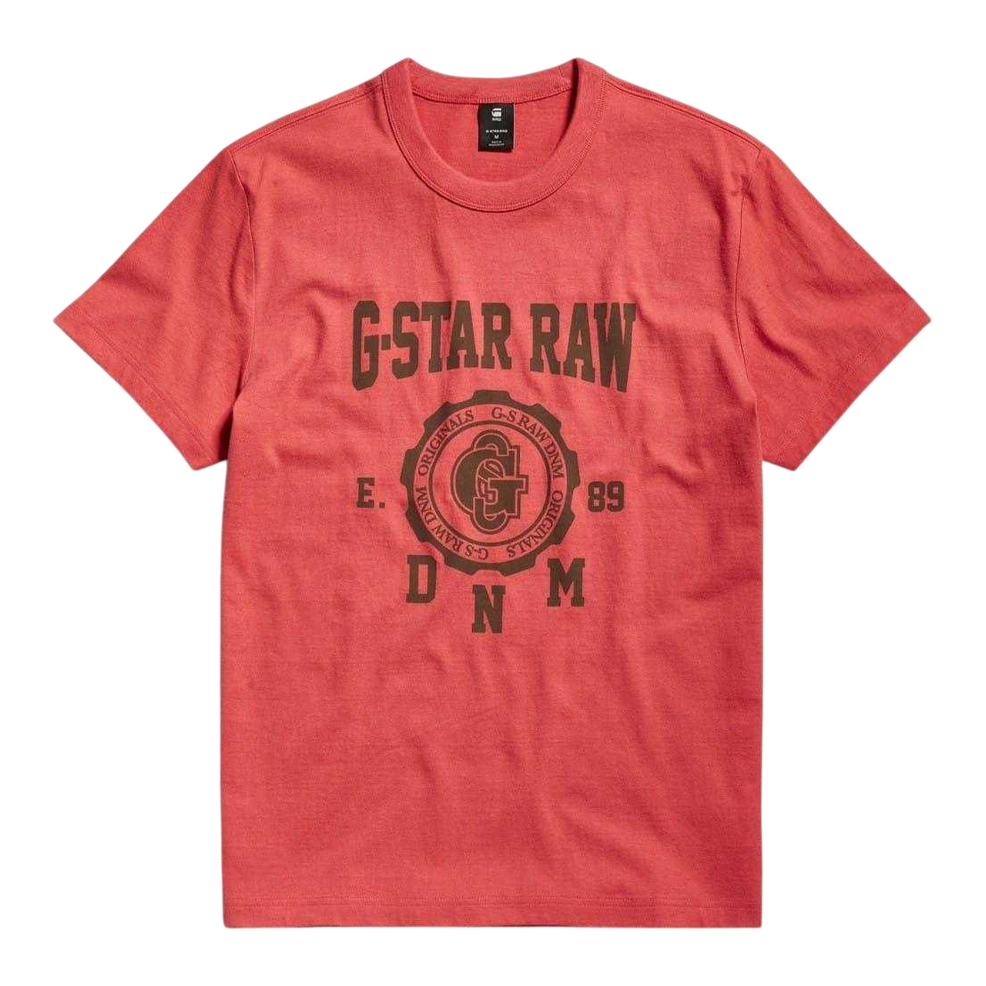 Red - Front - G-Star Mens Collegic Regular T-Shirt