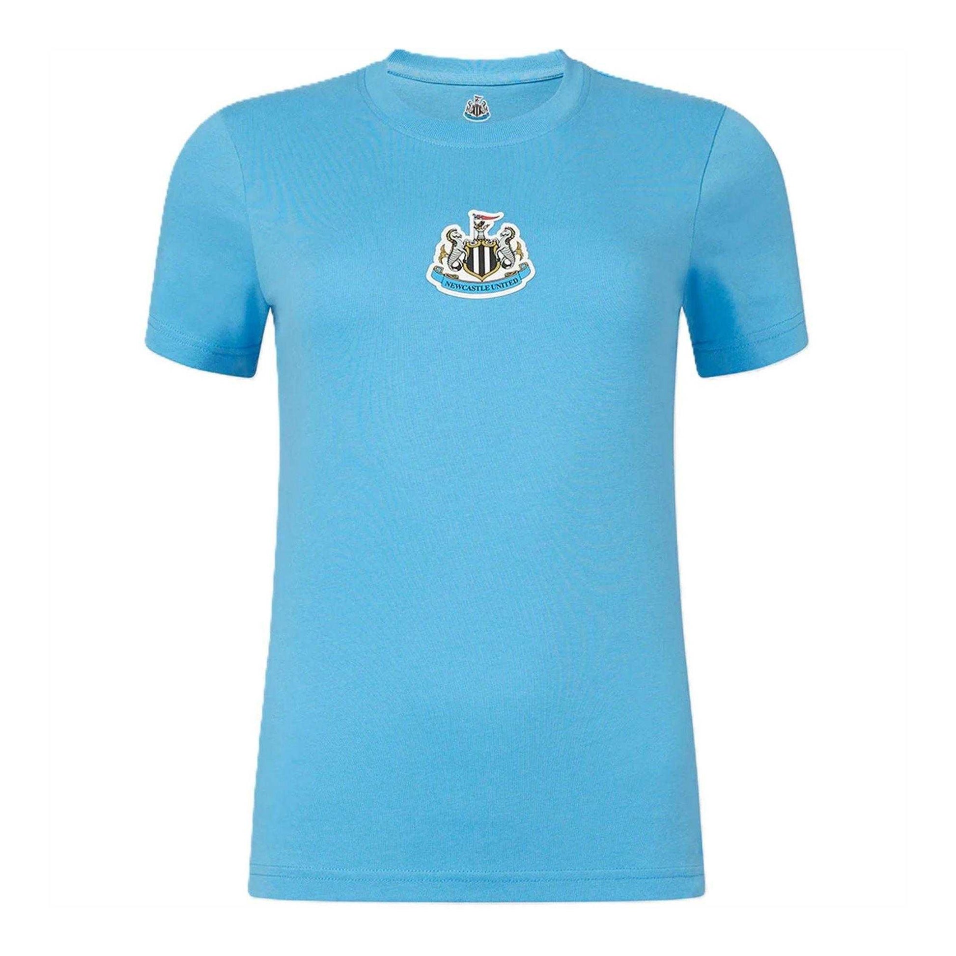 Azure Blue - Front - Castore Womens-Ladies Newcastle United FC Back Print T-Shirt