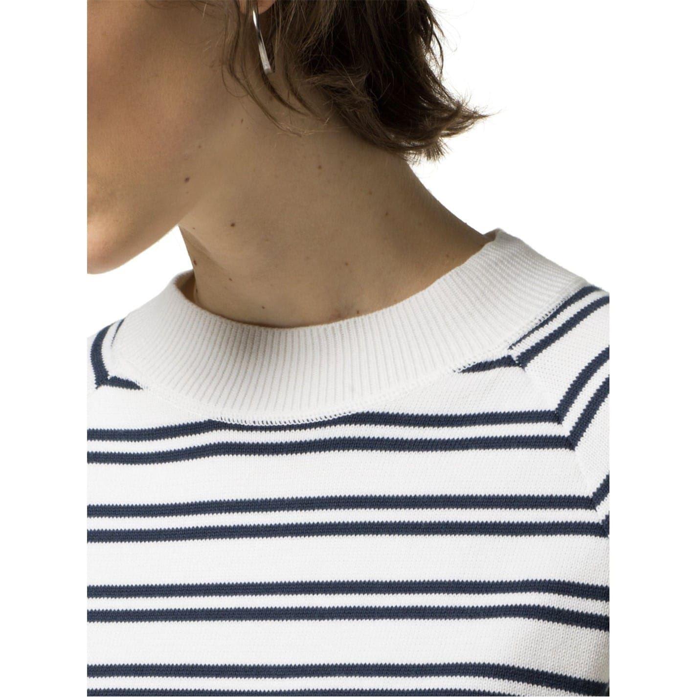 White - Side - Tommy Hilfiger Womens-Ladies Striped Tunic