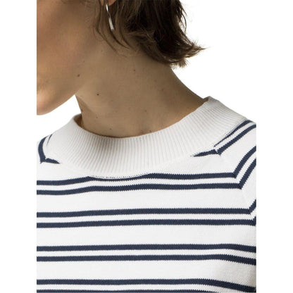 White - Side - Tommy Hilfiger Womens-Ladies Striped Tunic