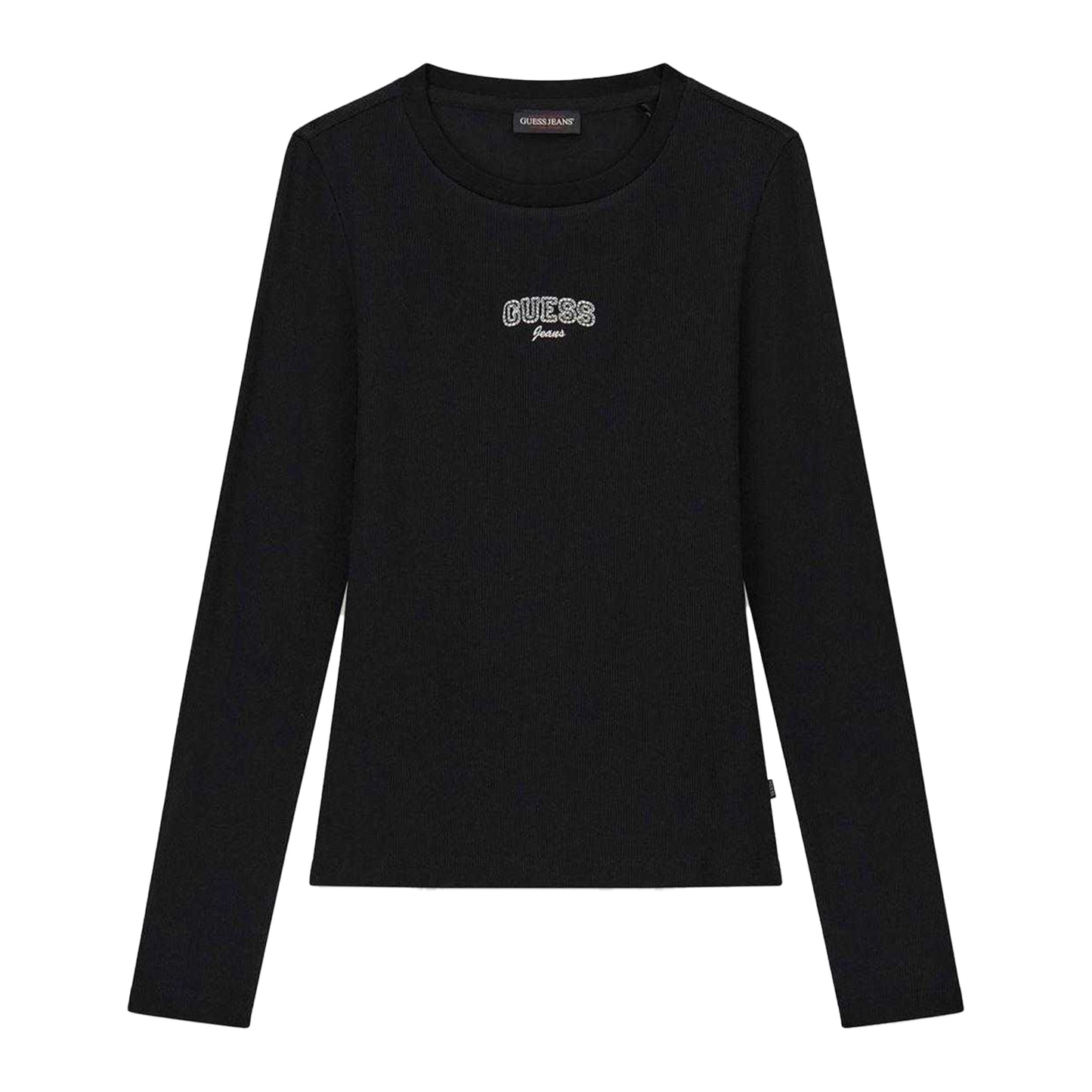 Shoreline - Front - Guess Womens-Ladies Logo Long-Sleeved T-Shirt