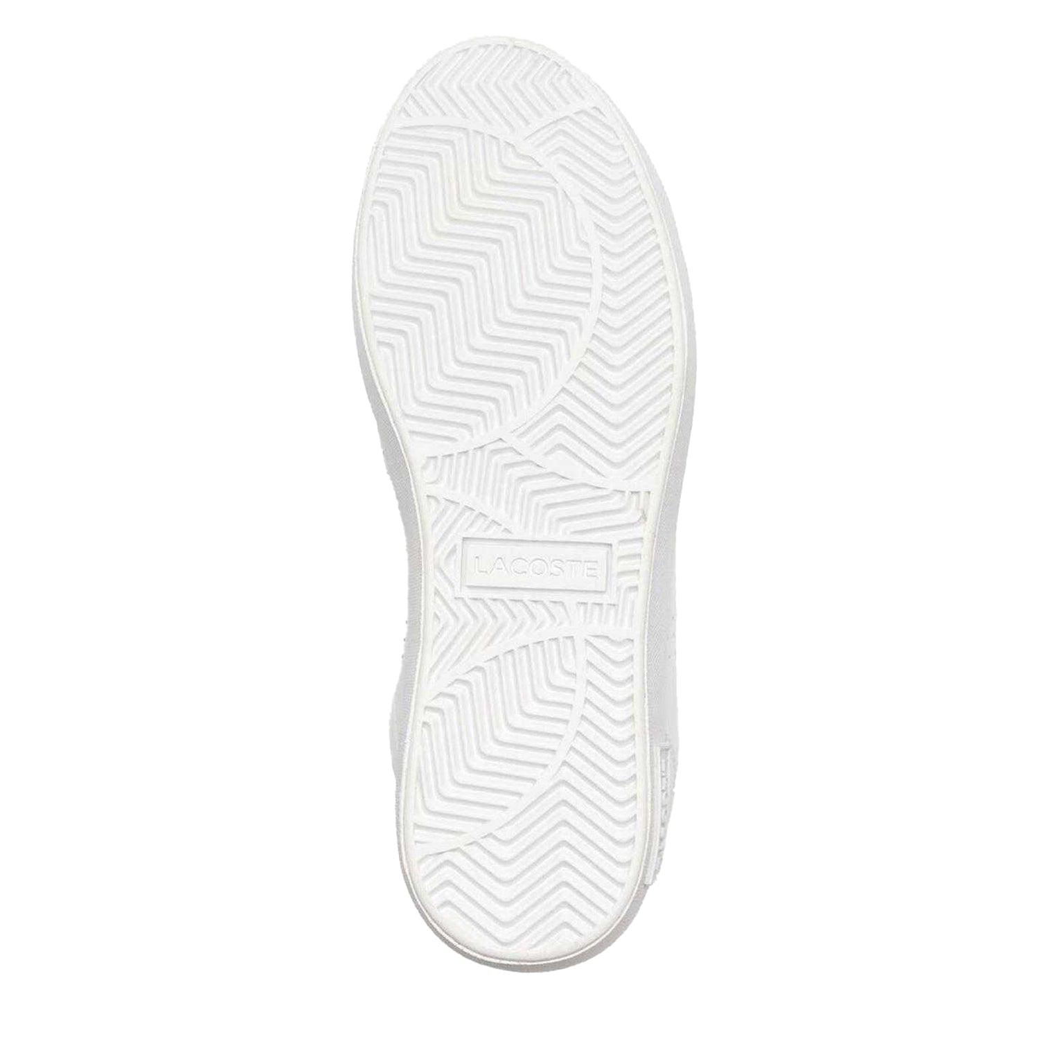 White-Gold - Lifestyle - Lacoste Womens-Ladies Powercourt 2.0 Leather Trainers