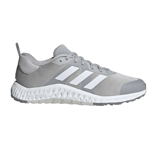 Grey-White - Front - Adidas Unisex Adult Nextset XT 3 Stripes Trainers