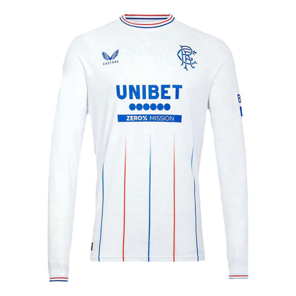 Brilliant White - Front - Castore Mens 2023-2024 Rangers FC Away Jersey