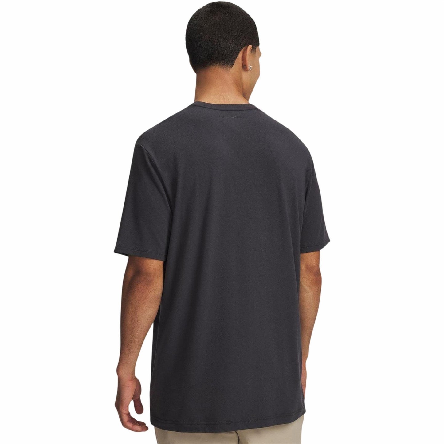 Grey-White - Back - Under Armour Mens Explor Graphic Performance T-Shirt