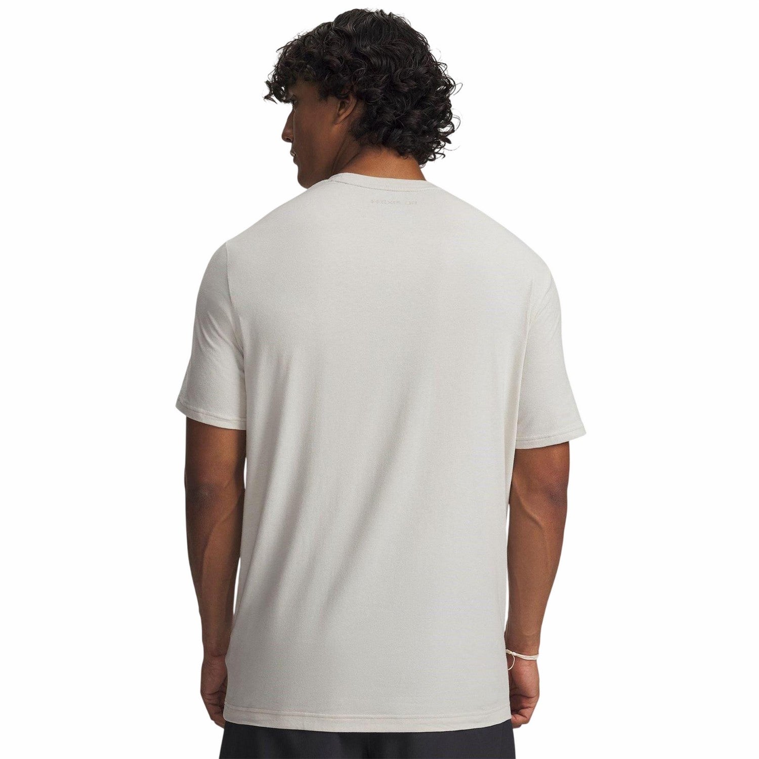 White-Khaki - Back - Under Armour Mens Explor Graphic Performance T-Shirt