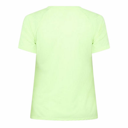 Green - Back - New Balance Womens-Ladies Logo Short-Sleeved Athletic T-Shirt