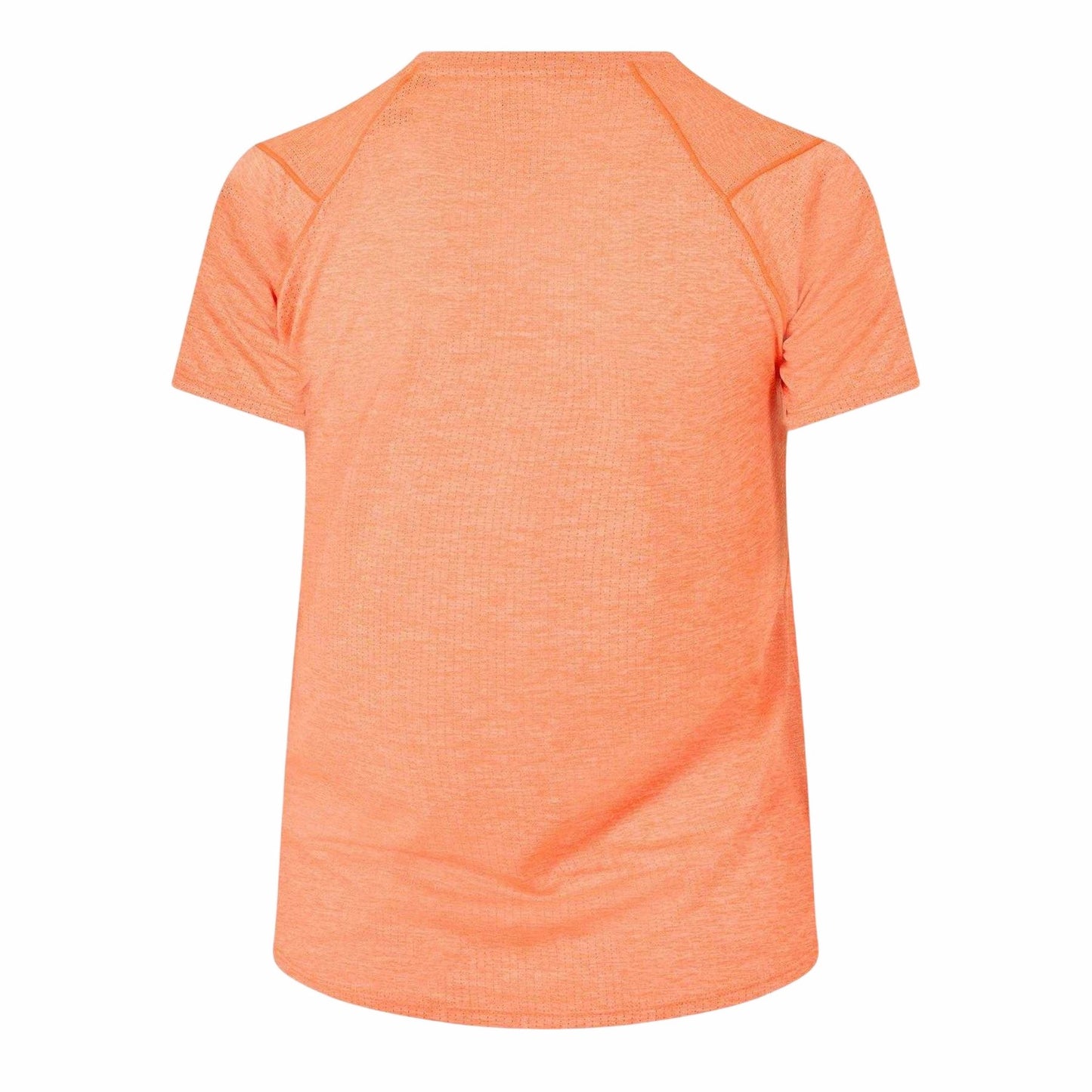Orange - Back - New Balance Womens-Ladies Logo Short-Sleeved Athletic T-Shirt