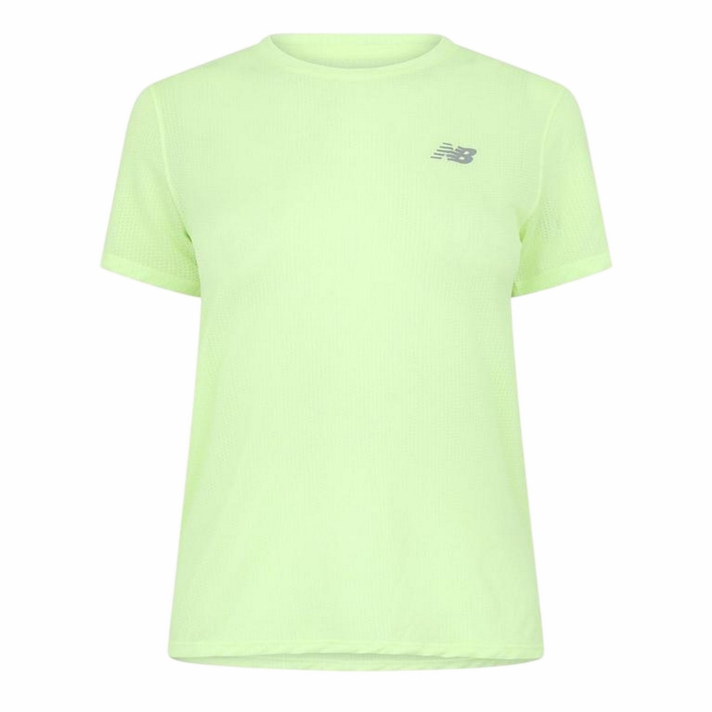 Green - Front - New Balance Womens-Ladies Logo Short-Sleeved Athletic T-Shirt