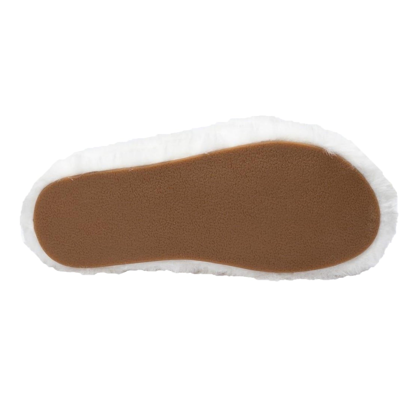 White - Lifestyle - SikSilk Womens-Ladies Slider Fluffy Slippers