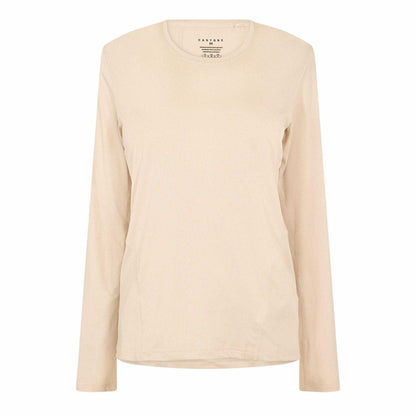 Beige - Front - Castore Womens-Ladies Movement Long-Sleeved T-Shirt
