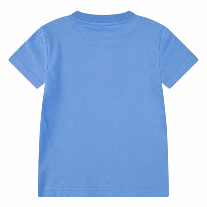 Blue - Back - Nike Childrens-Kids Music Boxy T-Shirt