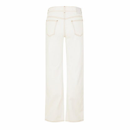 Vintage White - Back - Off White Womens-Ladies 90s Denim Jeans