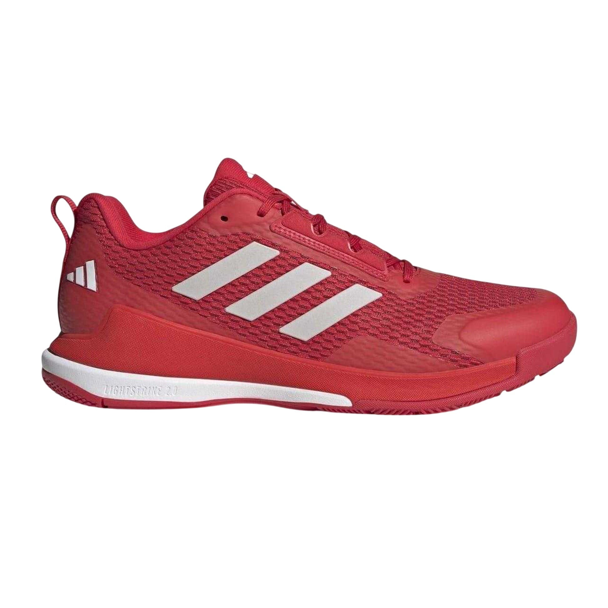 Red-Silver - Lifestyle - Adidas Mens Novaflight 2 Trainers