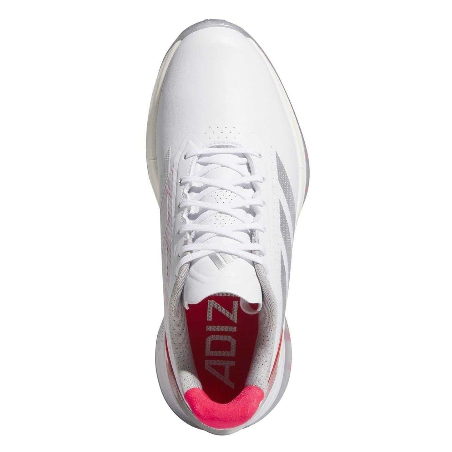White - Pack Shot - Adidas Womens-Ladies Adizero Spiked Golf Shoes