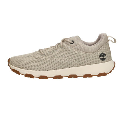 Light Beige - Side - Timberland Mens Winsor Park Flat Trainers