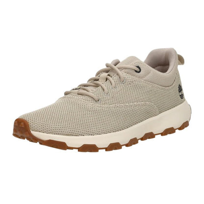 Light Beige - Pack Shot - Timberland Mens Winsor Park Flat Trainers