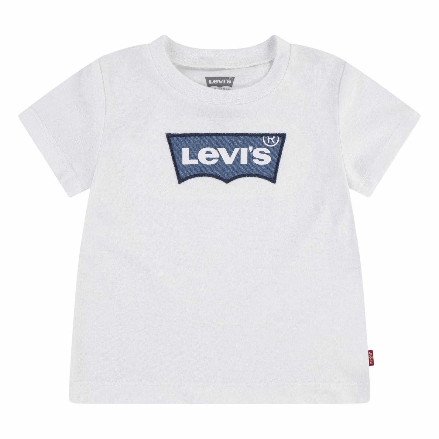 White - Front - Levis Baby First Batwing Logo T-Shirt