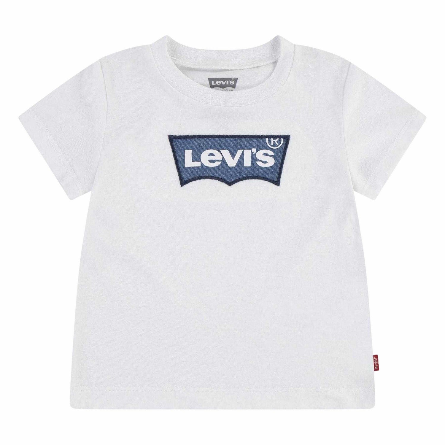 White - Front - Levis Baby First Batwing Logo T-Shirt