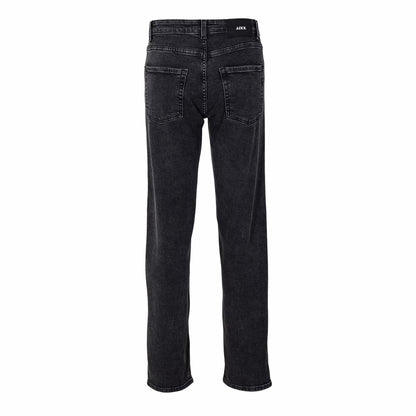 Black Denim - Back - JJXX Mens Denim Straight Leg Jeans