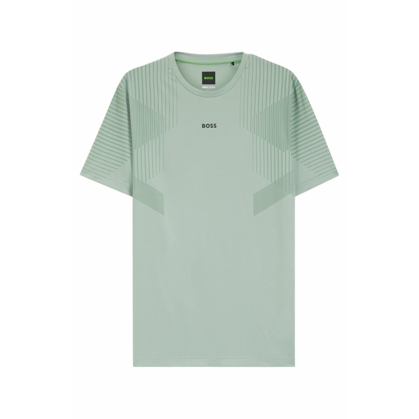 Green - Front - Boss Mens Active T-Shirt