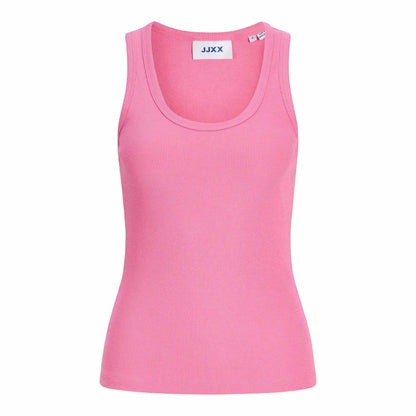 Morning Glory - Front - JJXX Womens-Ladies Frida Ribbed Tank Top