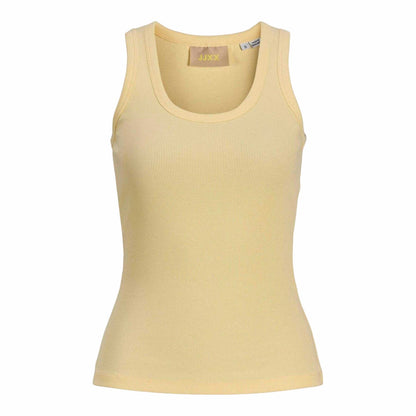 Sunlight - Front - JJXX Womens-Ladies Frida Ribbed Tank Top