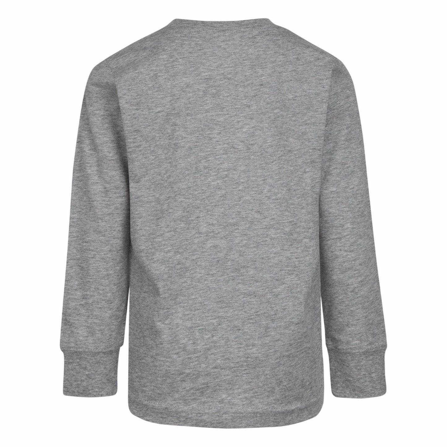 Dark Grey - Back - Nike Childrens-Kids Just Do It Swoosh Long-Sleeved T-Shirt
