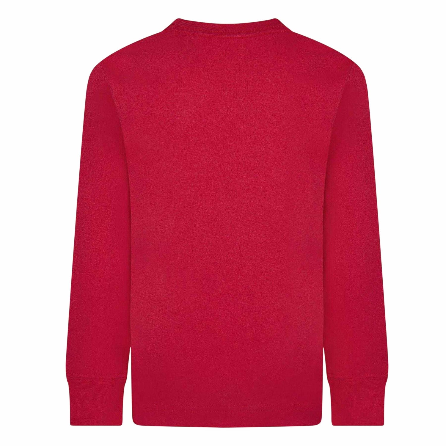 University Red - Back - Nike Childrens-Kids Just Do It Swoosh Long-Sleeved T-Shirt