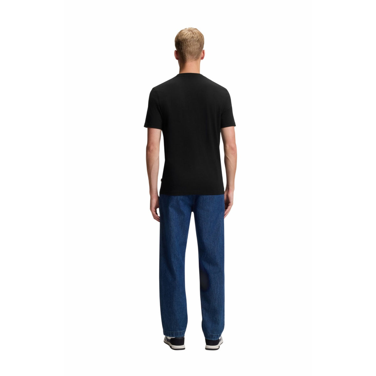 Black - Back - Boss Unisex Adult Doberman T-Shirt