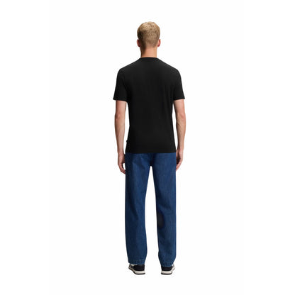 Black - Back - Boss Unisex Adult Doberman T-Shirt