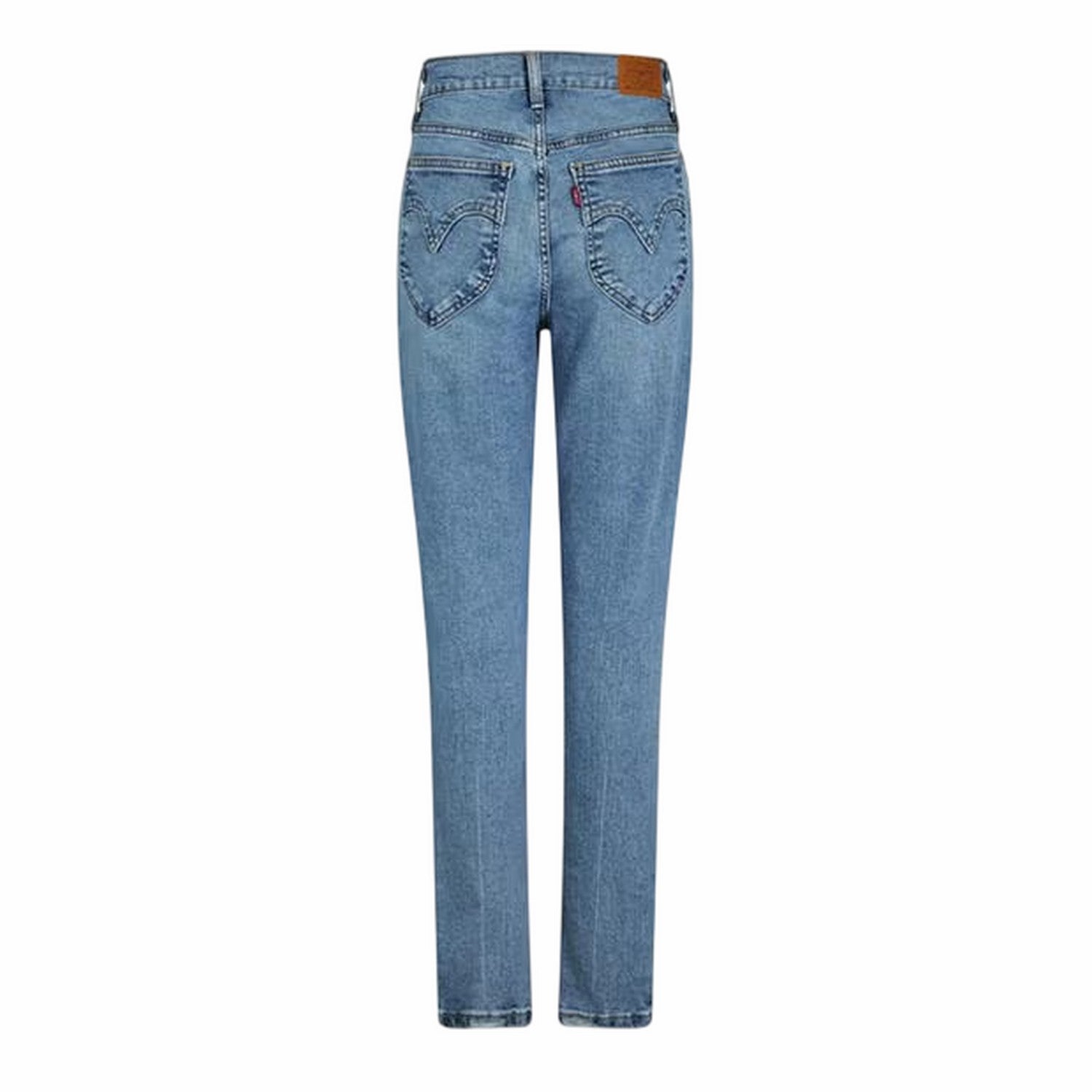Blue - Back - Levis Womens-Ladies Retro Skinny Jeans
