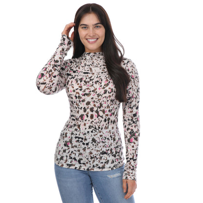 Dusky Pink - Lifestyle - Ted Baker Womens-Ladies Eyleen Twist Neck Fitted Top