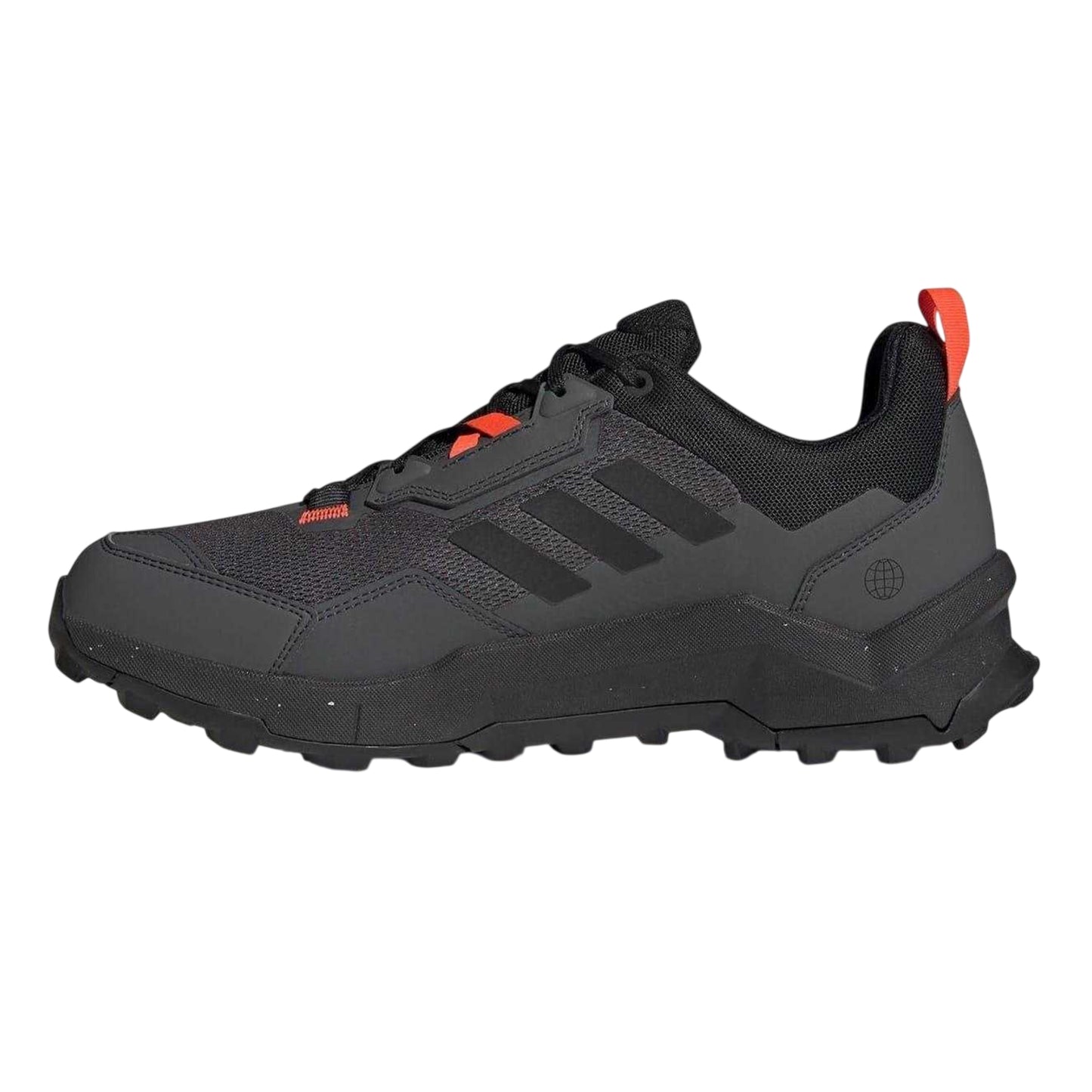 Grey-Solar - Side - Adidas Unisex Adult Terrex AX4 Hiking Shoes