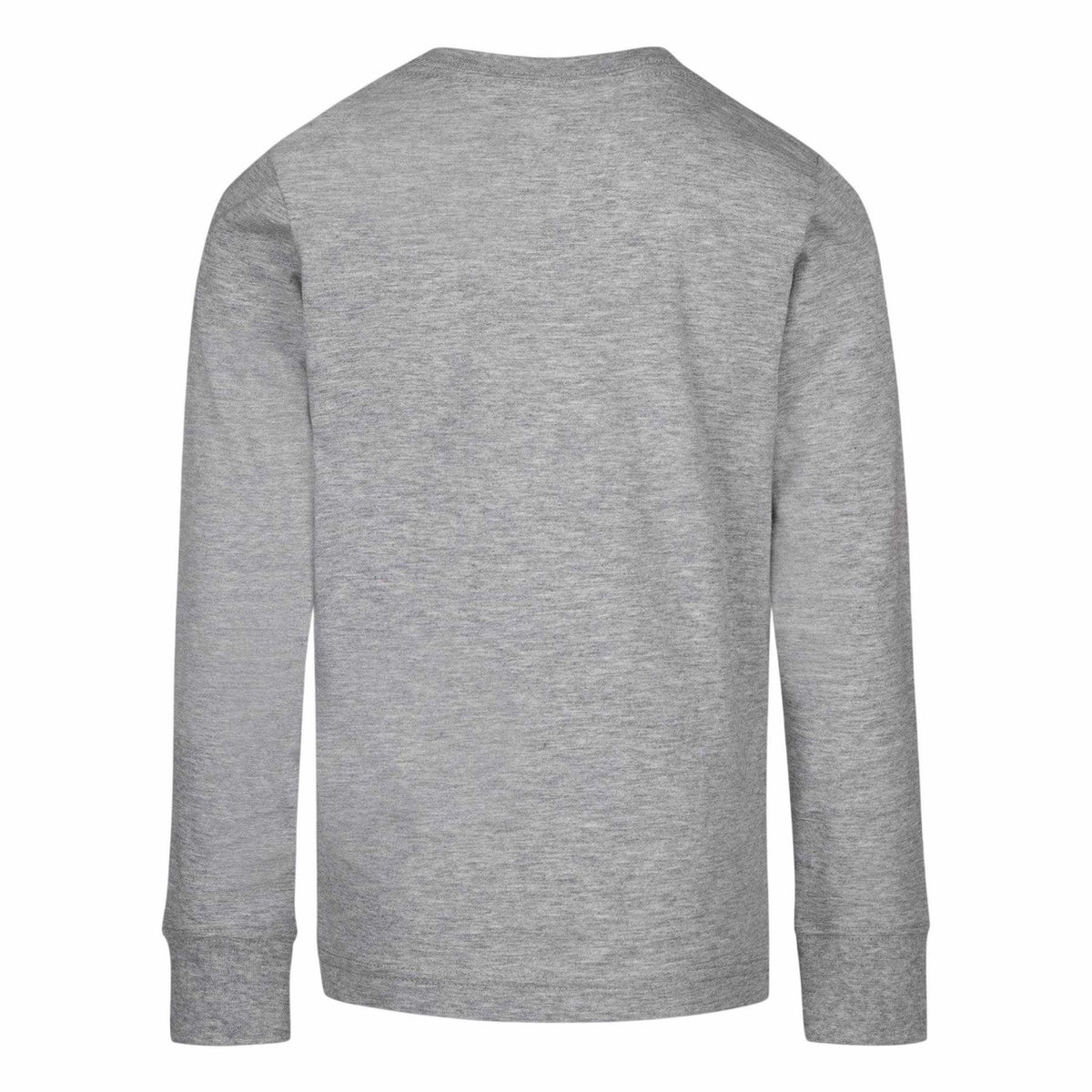 Dark Grey - Back - Nike Childrens-Kids Outline Camo Long-Sleeved T-Shirt