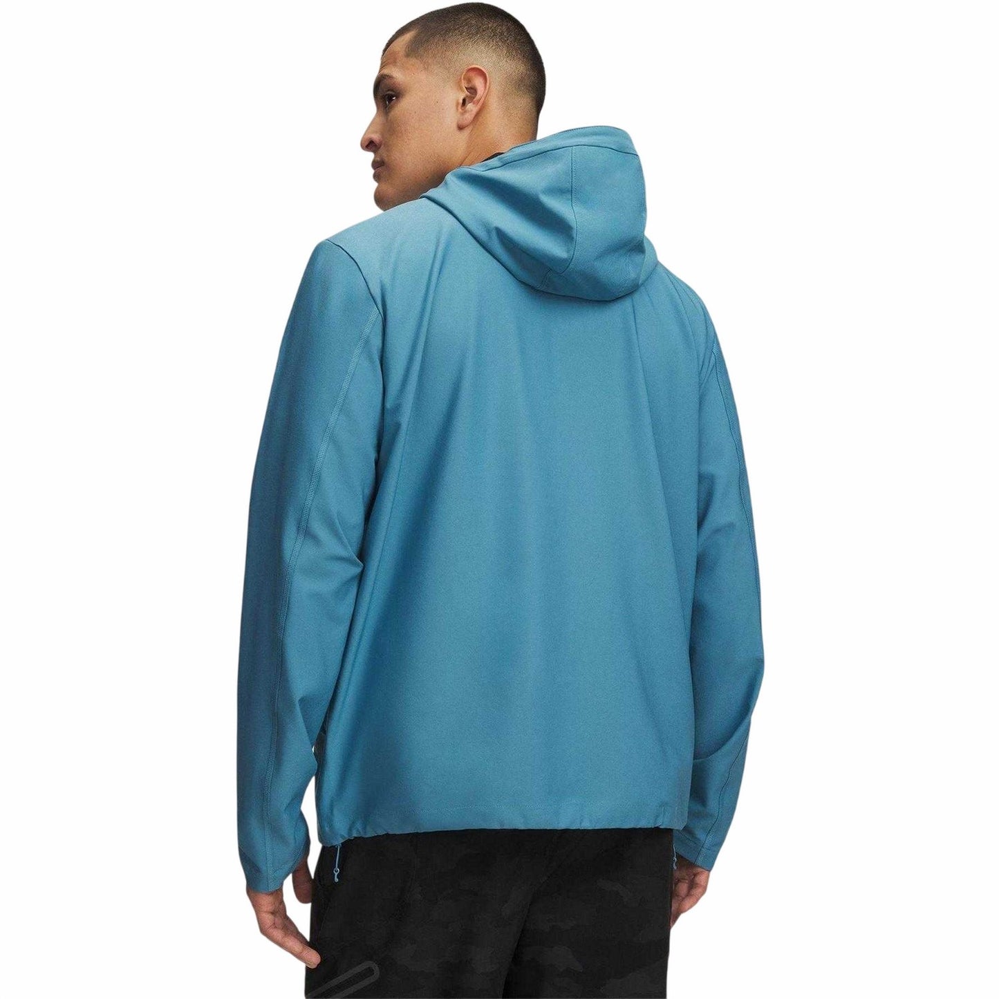 Slate Blue-Black - Back - Under Armour Mens Unstoppable Performance Training Hooded Jacket